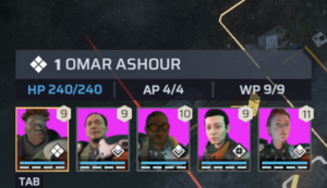 Pink Background on Soldier Portraits in Battle